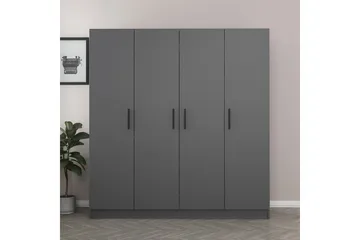 Fruitland Garderob 180 cm - Antracit - Förvaring - Sko- & klädförvaring - Garderober & garderobssystem