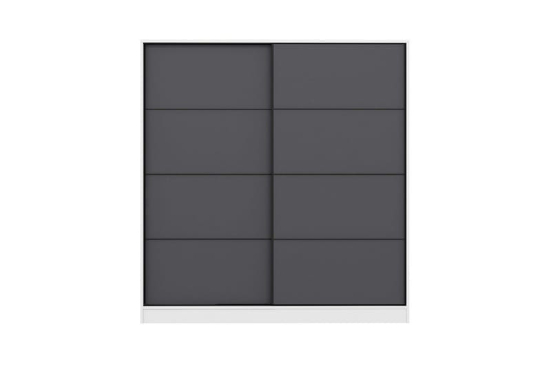 Fruitland Garderob 180 cm - Antracit - Förvaring - Sko- & klädförvaring - Garderober & garderobssystem