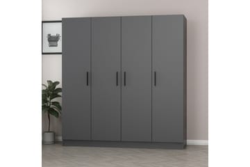 Fruitland Garderob 180 cm - Antracit - Förvaring - Sko- & klädförvaring - Garderober & garderobssystem