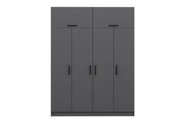 Fruitland Garderob 180 cm - Antracit - Förvaring - Sko- & klädförvaring - Garderober & garderobssystem