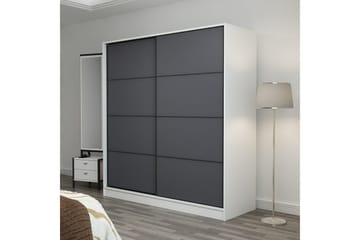 Fruitland Garderob 180 cm - Antracit - Förvaring - Sko- & klädförvaring - Garderober & garderobssystem