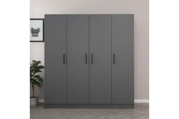 Fruitland Garderob 180 cm - Antracit - Förvaring - Sko- & klädförvaring - Garderober & garderobssystem