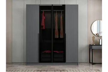 Fruitland Garderob 180 cm - Antracit - Förvaring - Sko- & klädförvaring - Garderober & garderobssystem