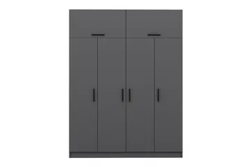 Fruitland Garderob 180 cm - Antracit - Förvaring - Sko- & klädförvaring - Garderober & garderobssystem