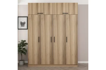 Fruitland Garderob 180 cm - Brun - Förvaring - Sko- & klädförvaring - Garderober & garderobssystem