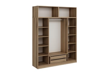 Fruitland Garderob 180 cm - Brun - Förvaring - Sko- & klädförvaring - Garderober & garderobssystem