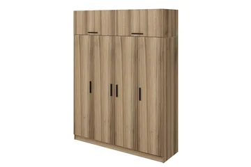Fruitland Garderob 180 cm - Brun - Förvaring - Sko- & klädförvaring - Garderober & garderobssystem
