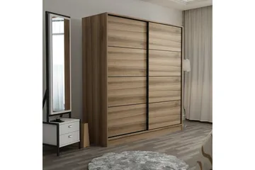 Fruitland Garderob 180 cm - Ek - Förvaring - Sko- & klädförvaring - Garderober & garderobssystem