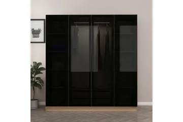Fruitland Garderob 180 cm - Grå - Förvaring - Sko- & klädförvaring - Garderober & garderobssystem