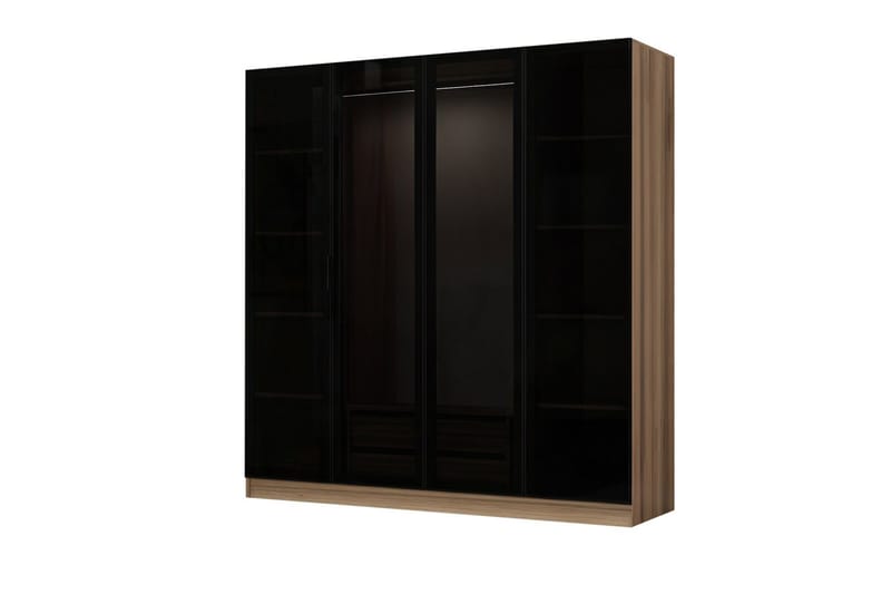 Fruitland Garderob 180 cm - Grå - Förvaring - Sko- & klädförvaring - Garderober & garderobssystem