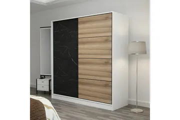 Fruitland Garderob 180 cm - Svart/Brun - Förvaring - Sko- & klädförvaring - Garderober & garderobssystem