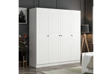 Fruitland Garderob 180 cm - Vit - Förvaring - Sko- & klädförvaring - Garderober & garderobssystem