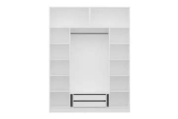 Fruitland Garderob 180 cm - Vit - Förvaring - Sko- & klädförvaring - Garderober & garderobssystem