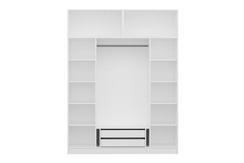 Fruitland Garderob 180 cm - Vit - Förvaring - Sko- & klädförvaring - Garderober & garderobssystem
