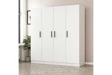 Fruitland Garderob 180 cm - Vit - Förvaring - Sko- & klädförvaring - Garderober & garderobssystem