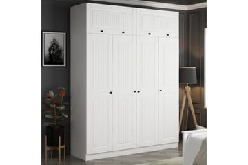 Fruitland Garderob 180 cm - Vit - Förvaring - Sko- & klädförvaring - Garderober & garderobssystem