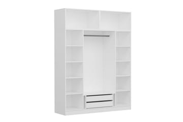 Fruitland Garderob 180 cm - Vit - Förvaring - Sko- & klädförvaring - Garderober & garderobssystem