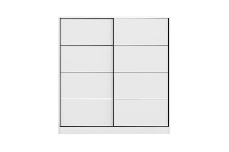 Fruitland Garderob 180 cm - Vit - Förvaring - Sko- & klädförvaring - Garderober & garderobssystem