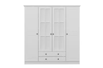 Fruitland Garderob 180 cm - Vit - Förvaring - Sko- & klädförvaring - Garderober & garderobssystem