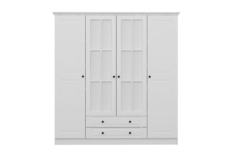 Fruitland Garderob 180 cm - Vit - Förvaring - Sko- & klädförvaring - Garderober & garderobssystem