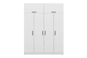 Fruitland Garderob 180 cm - Vit - Förvaring - Sko- & klädförvaring - Garderober & garderobssystem