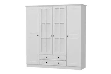 Fruitland Garderob 180 cm - Vit - Förvaring - Sko- & klädförvaring - Garderober & garderobssystem