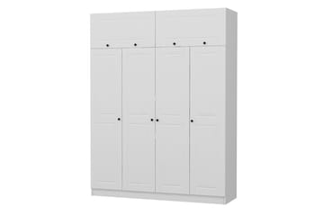 Fruitland Garderob 180 cm - Vit - Förvaring - Sko- & klädförvaring - Garderober & garderobssystem