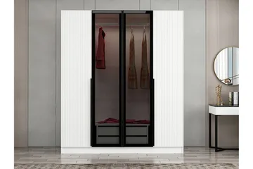 Fruitland Garderob 180 cm - Vit - Förvaring - Sko- & klädförvaring - Garderober & garderobssystem