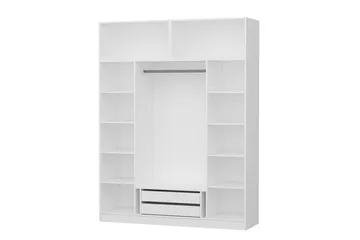 Fruitland Garderob 180 cm - Vit - Förvaring - Sko- & klädförvaring - Garderober & garderobssystem