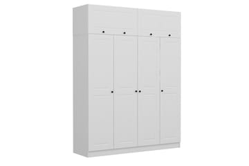 Fruitland Garderob 180 cm - Vit - Förvaring - Sko- & klädförvaring - Garderober & garderobssystem