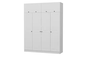 Fruitland Garderob 180 cm - Vit - Förvaring - Sko- & klädförvaring - Garderober & garderobssystem