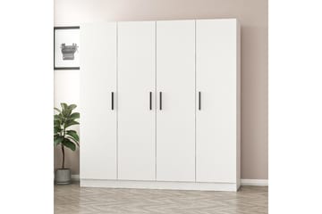 Fruitland Garderob 180 cm - Vit - Förvaring - Sko- & klädförvaring - Garderober & garderobssystem