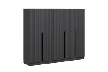 Fruitland Garderob 225 cm - Antracit - Förvaring - Sko- & klädförvaring - Garderober & garderobssystem