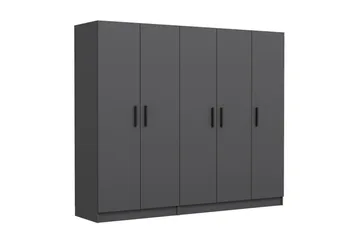 Fruitland Garderob 225 cm - Antracit - Förvaring - Sko- & klädförvaring - Garderober & garderobssystem