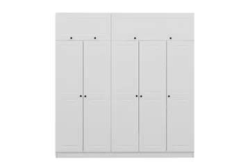 Fruitland Garderob 225 cm - Vit - Förvaring - Sko- & klädförvaring - Garderober & garderobssystem