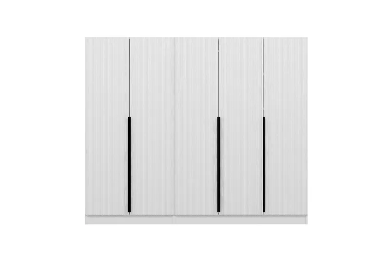 Fruitland Garderob 225 cm - Vit - Förvaring - Sko- & klädförvaring - Garderober & garderobssystem