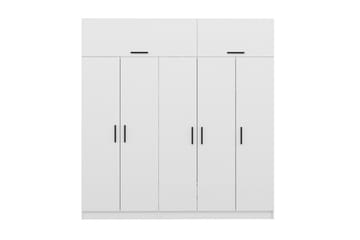 Fruitland Garderob 225 cm - Vit - Förvaring - Sko- & klädförvaring - Garderober & garderobssystem