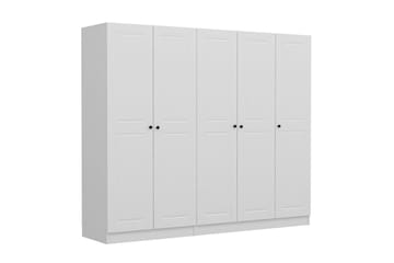Fruitland Garderob 225 cm - Vit - Förvaring - Sko- & klädförvaring - Garderober & garderobssystem
