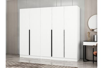 Fruitland Garderob 225 cm - Vit - Förvaring - Sko- & klädförvaring - Garderober & garderobssystem
