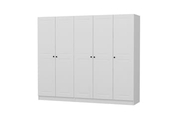 Fruitland Garderob 225 cm - Vit - Förvaring - Sko- & klädförvaring - Garderober & garderobssystem