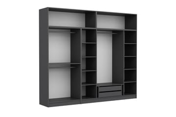 Fruitland Garderob 270 cm - Antracit - Förvaring - Sko- & klädförvaring - Garderober & garderobssystem
