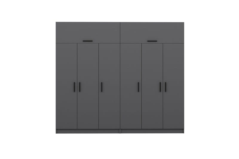 Fruitland Garderob 270 cm - Antracit - Förvaring - Sko- & klädförvaring - Garderober & garderobssystem