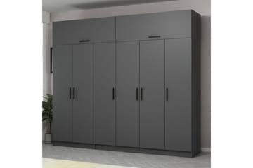 Fruitland Garderob 270 cm - Antracit - Förvaring - Sko- & klädförvaring - Garderober & garderobssystem