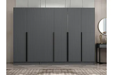 Fruitland Garderob 270 cm - Antracit - Förvaring - Sko- & klädförvaring - Garderober & garderobssystem