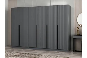 Fruitland Garderob 270 cm - Antracit - Förvaring - Sko- & klädförvaring - Garderober & garderobssystem