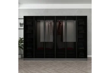 Fruitland Garderob 270 cm - Antracit - Förvaring - Sko- & klädförvaring - Garderober & garderobssystem