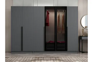 Fruitland Garderob 270 cm - Antracit - Förvaring - Sko- & klädförvaring - Garderober & garderobssystem