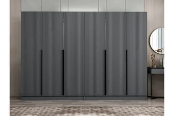Fruitland Garderob 270 cm - Antracit - Förvaring - Sko- & klädförvaring - Garderober & garderobssystem