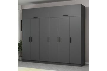 Fruitland Garderob 270 cm - Antracit - Förvaring - Sko- & klädförvaring - Garderober & garderobssystem