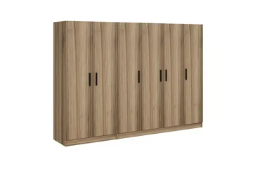 Fruitland Garderob 270 cm - Brun - Förvaring - Sko- & klädförvaring - Garderober & garderobssystem